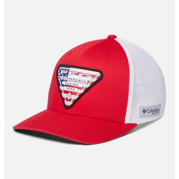 Columbia PFG Mesh Stateside Ball - USA, Gorras Azules Rojos Para Mujer | 460752-SZJ